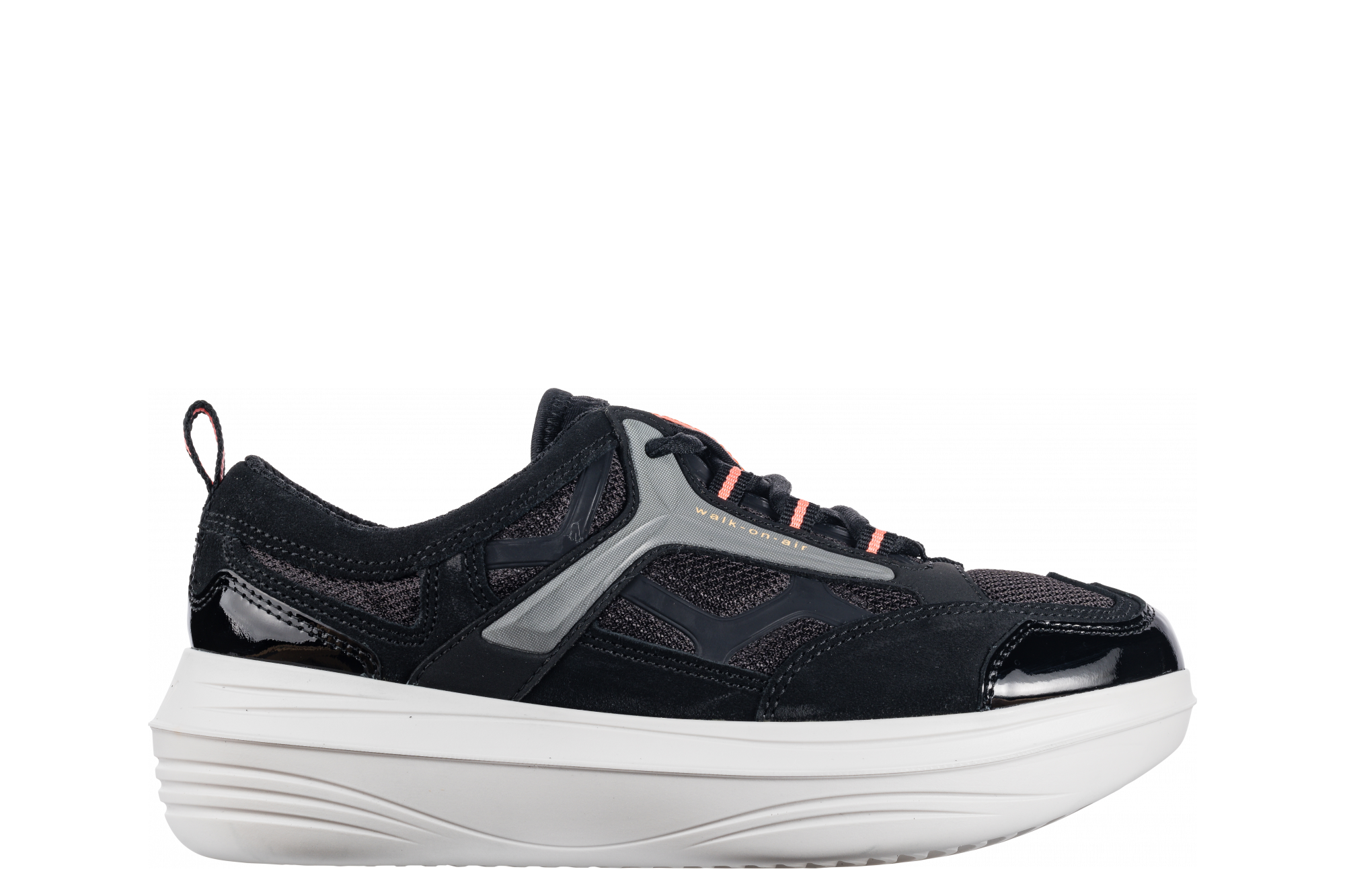 shu♡ kybun Uster - Schwarzer Damensneaker - Schweizer Luftkissen-Schuh